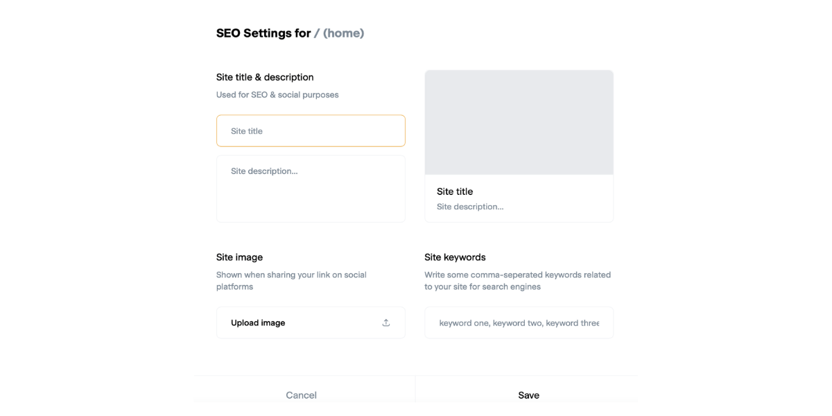 Super SEO settings explanded