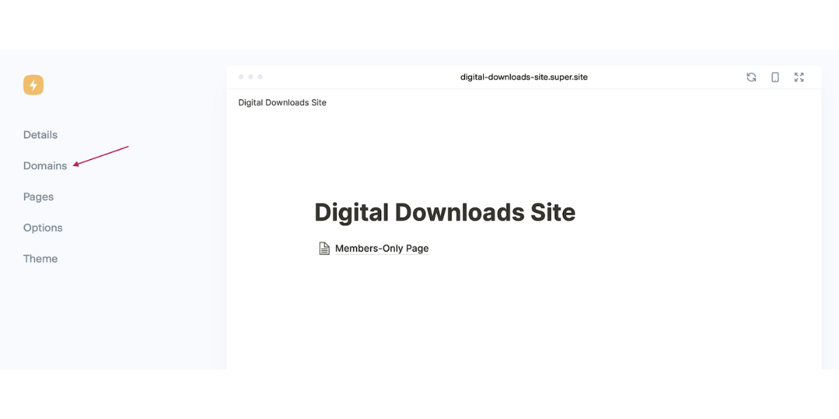 Set up Super Domain