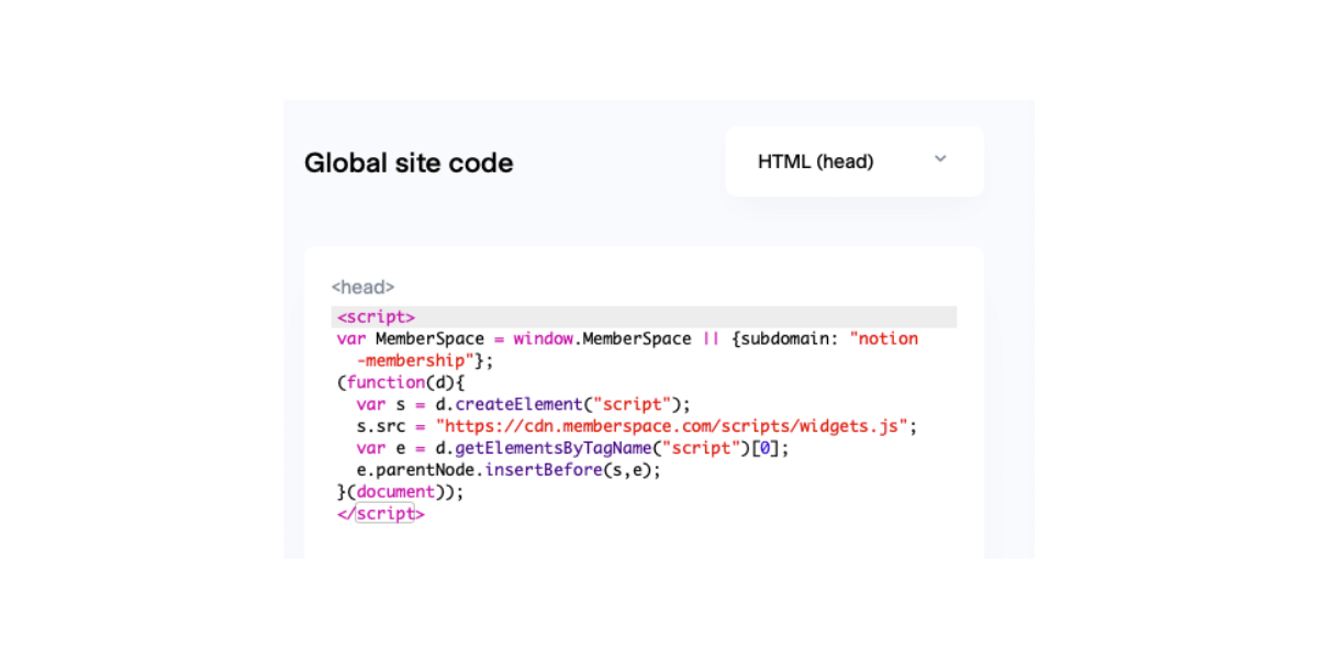 Notion Global Code Injection
