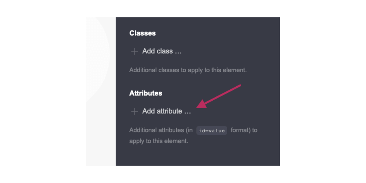 Carrd Container Attributes