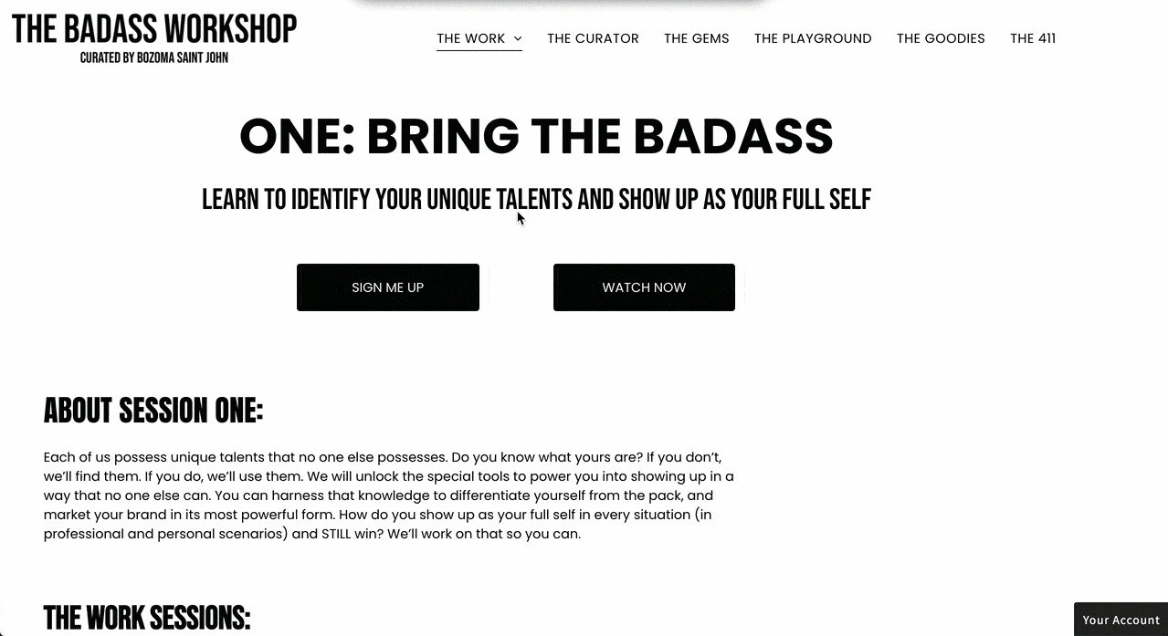 the badass workshop membership