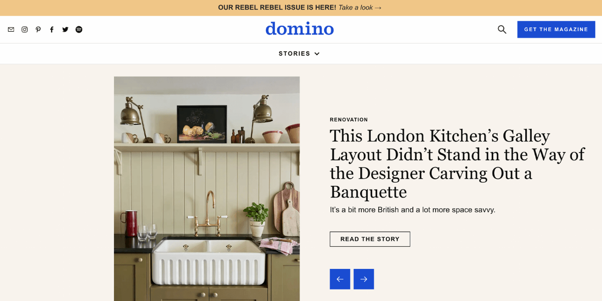 Domino - Newsletter examples